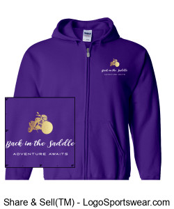 Gildan Adult Heavy Blend Full Zip Hooded Sweatshirt Design Zoom